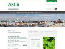 Tablet Screenshot of aktia.com